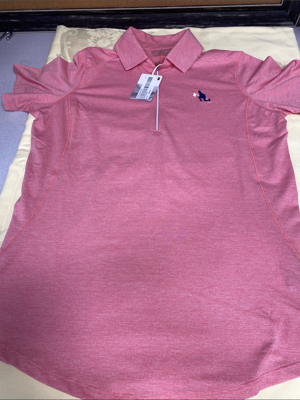 Women’s Pink Polo Performance Shirt